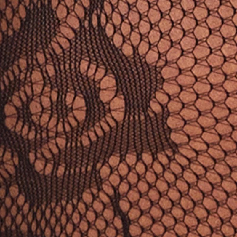 Fishnet Patterned High Waist Tights Female Product Image