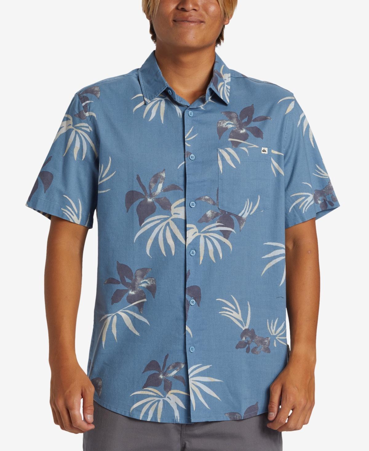 Quiksilver Mens Apero Classic Short Sleeve Button Down Shirt Product Image