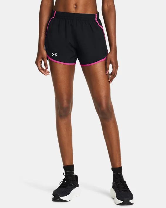 Women's Under Armour Fly-By Shorts, Size: Small, Red Product Image
