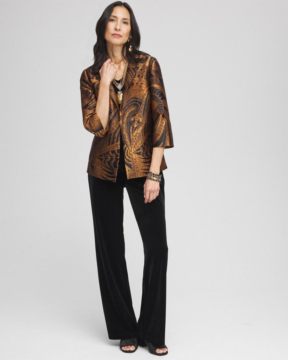 Travelers™ Collection Floral Jacquard Jacket Product Image