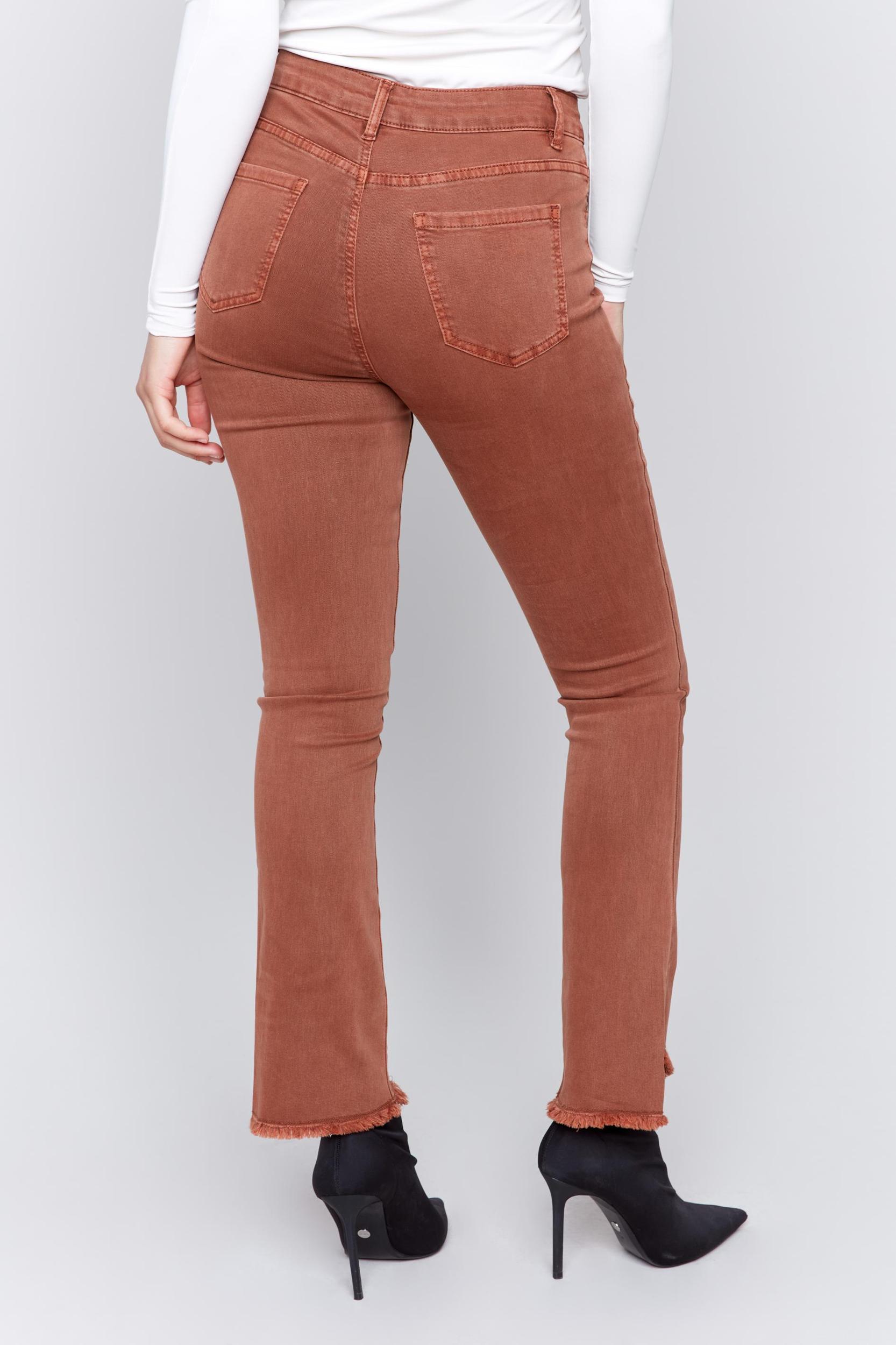 Assymetrical Hem Bootcut Pant Product Image