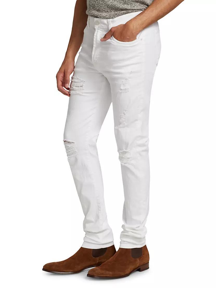 Greyson Stretch Distressed Skinny Jeans Product Image
