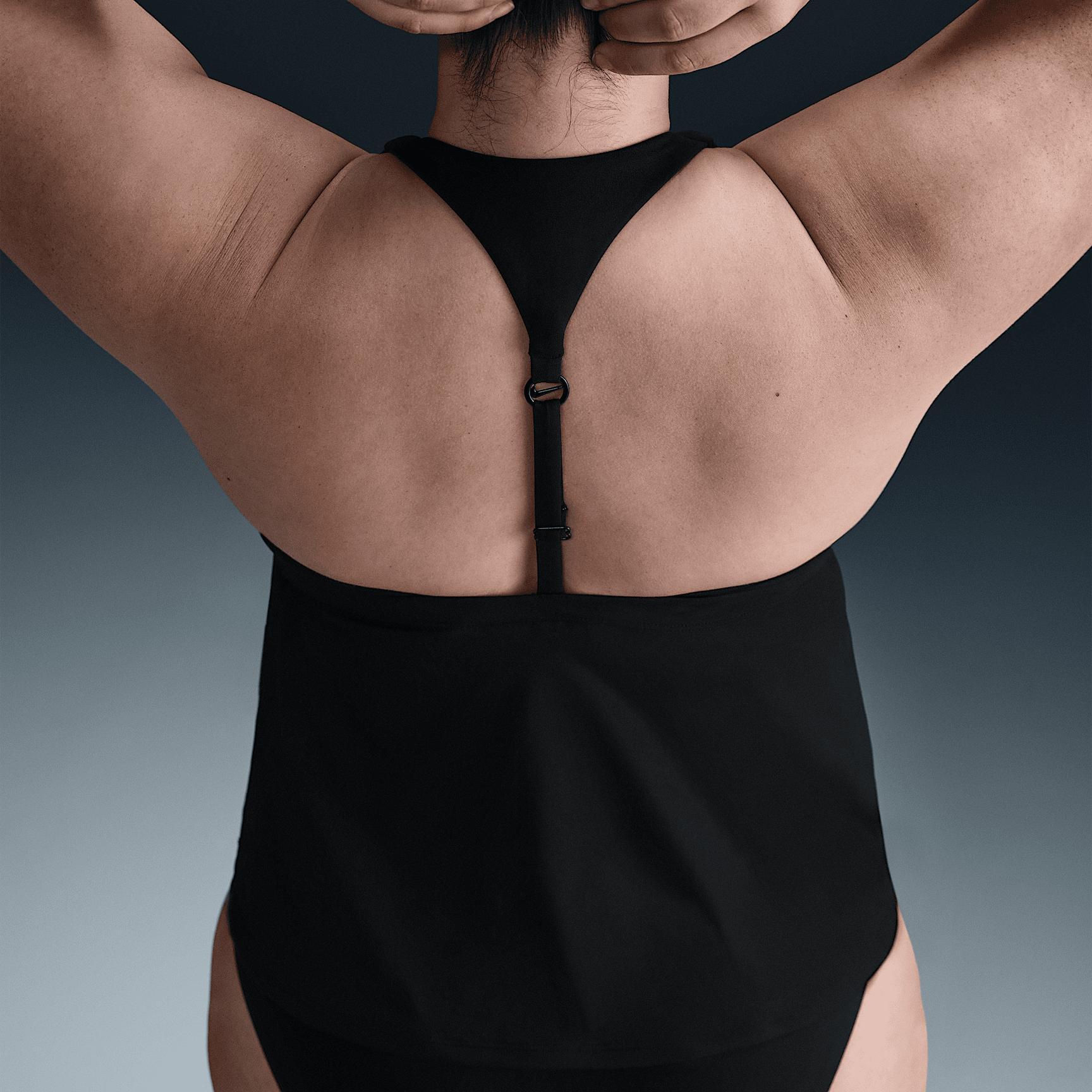 Nike Women's Swim Essential Square Neck Tank Topini (Extended Sizing) Product Image