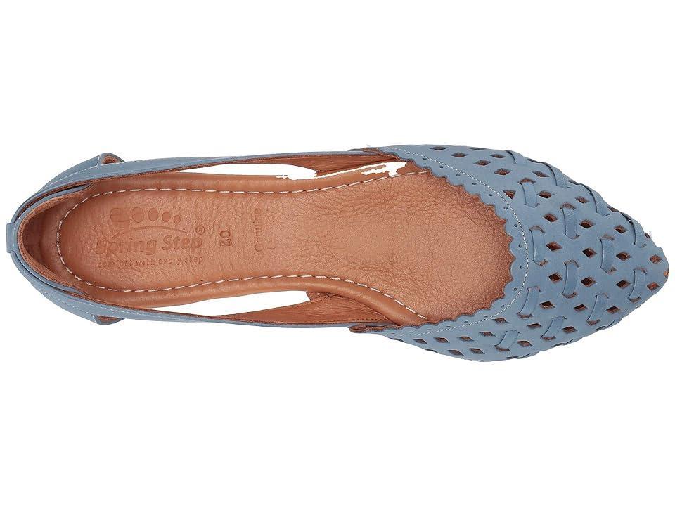 Spring Step Delorse Women's Leather Flats, Size: 35, Blue Blue Product Image