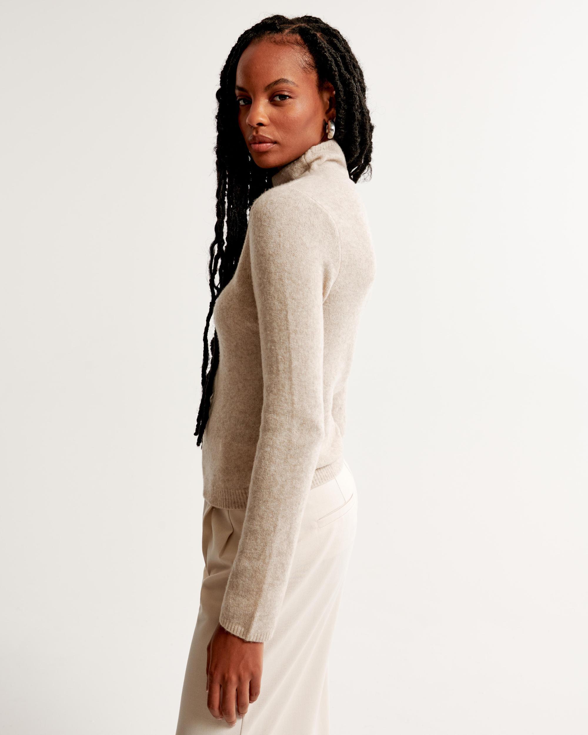 Merino Wool-Blend Turtleneck Sweater Product Image