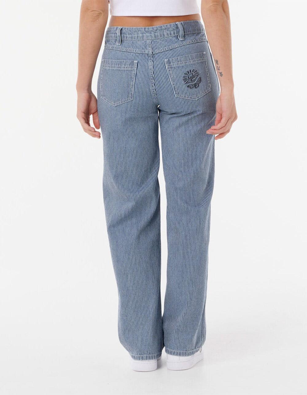 RIP CURL Aggie Womens Relaxed Jeans - PNSTRP DENIM Product Image
