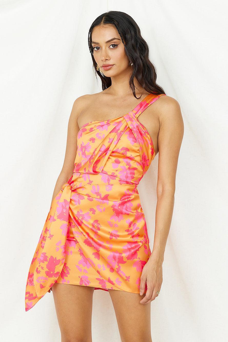 Heading Out Of Town Dress Orange Product Image