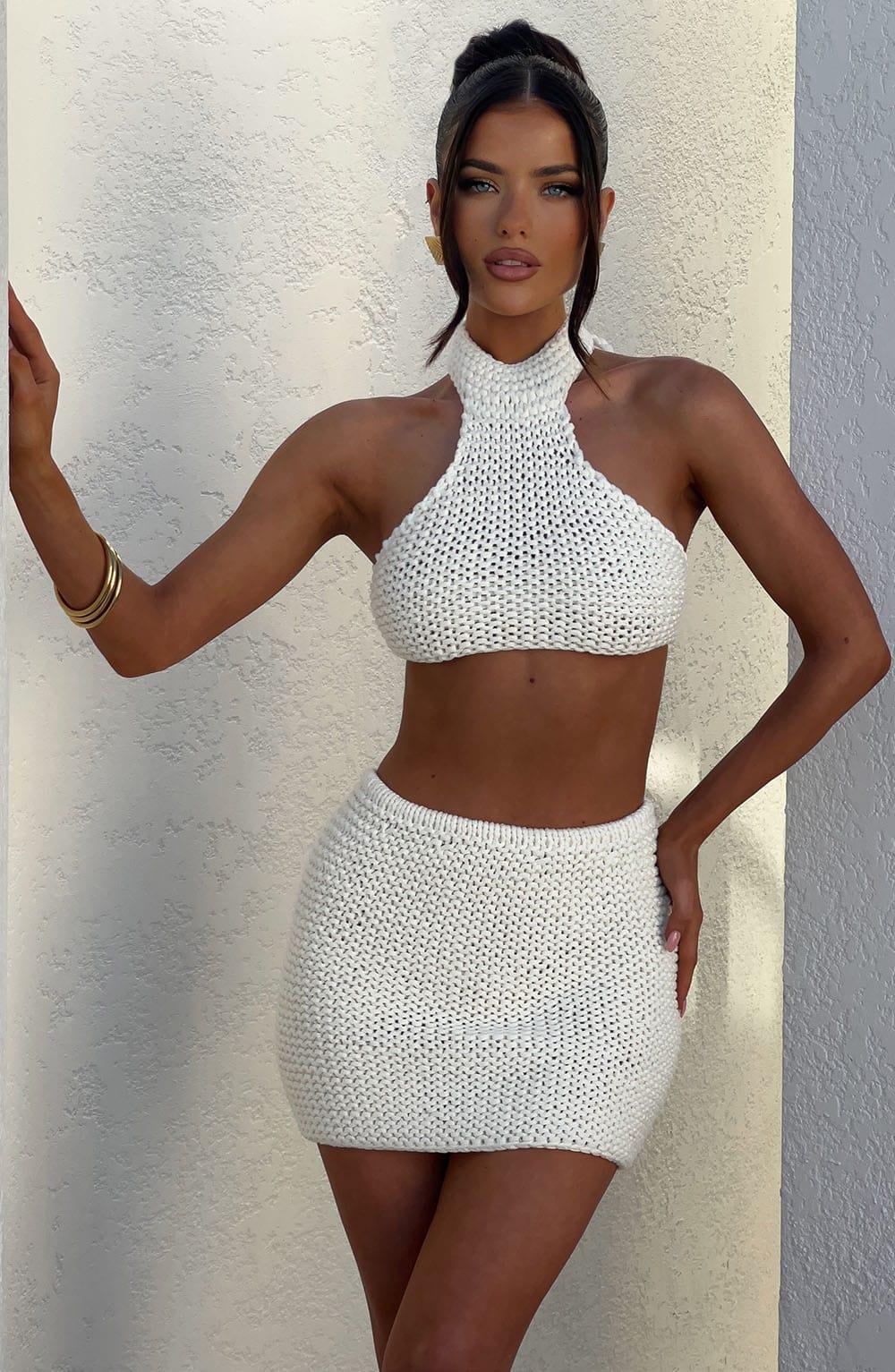 Margot Mini Skirt - Ivory Product Image