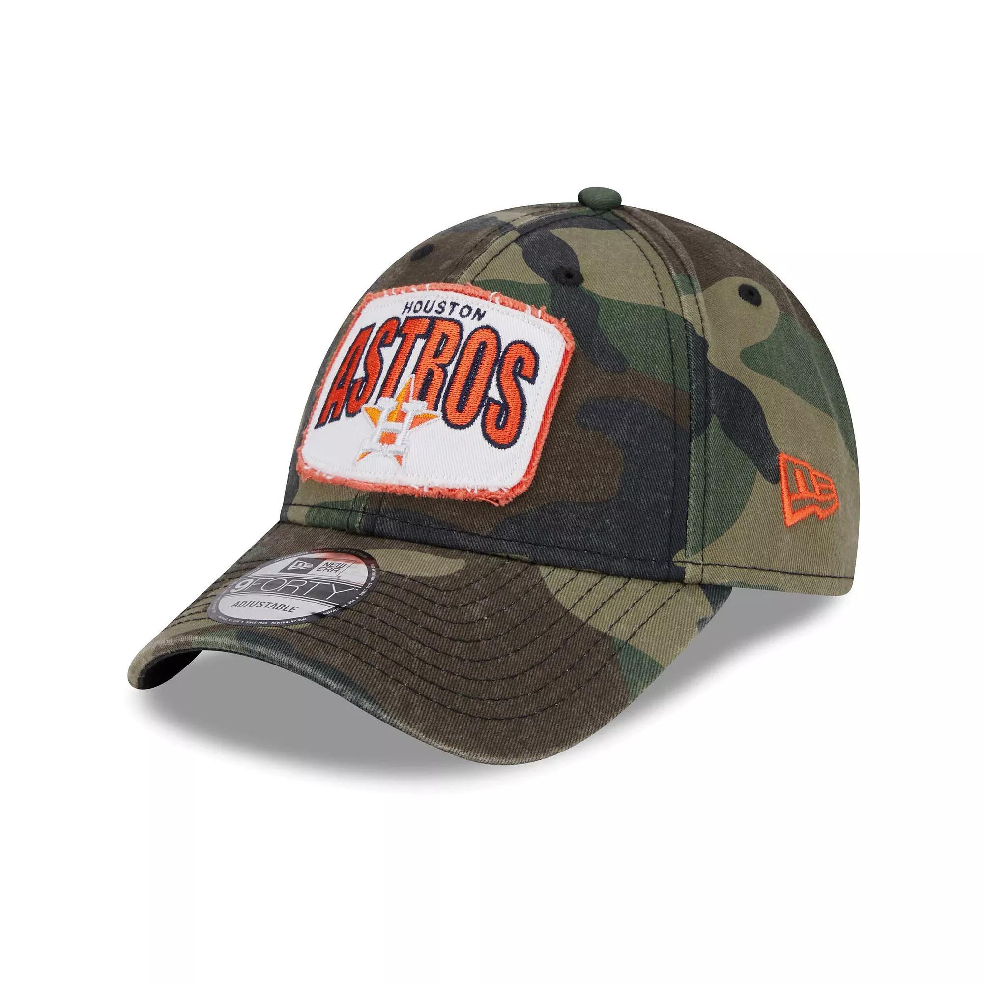 Men's New Era Camo Houston Astros Gameday 9FORTY Adjustable Hat, Green Product Image