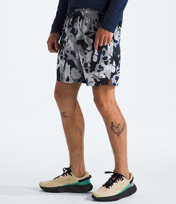 The North Face Mountain Athletics 24/7 Printed 7#double; Inseam Shorts Product Image