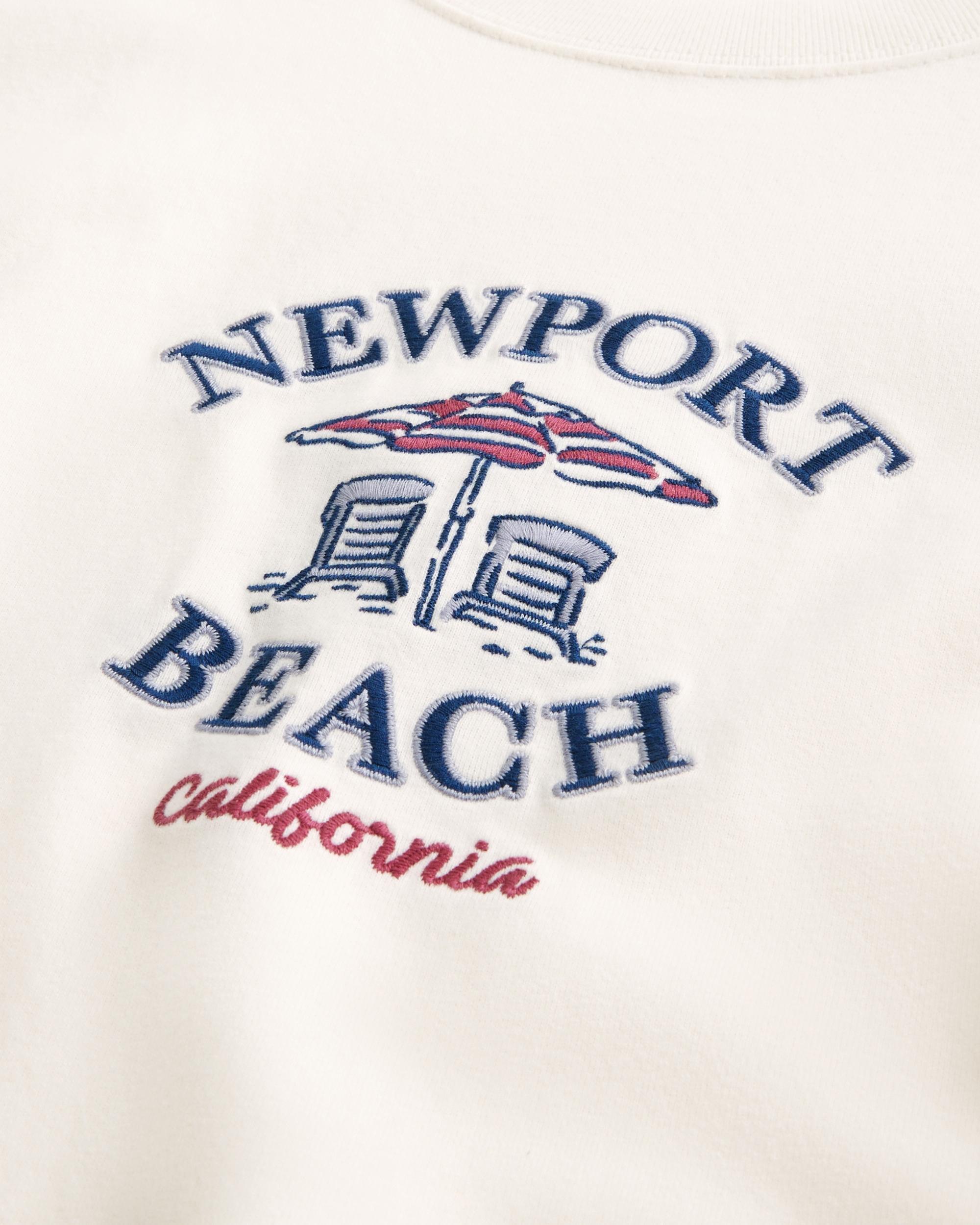 Boxy Heavyweight Newport Beach Graphic Tee Product Image