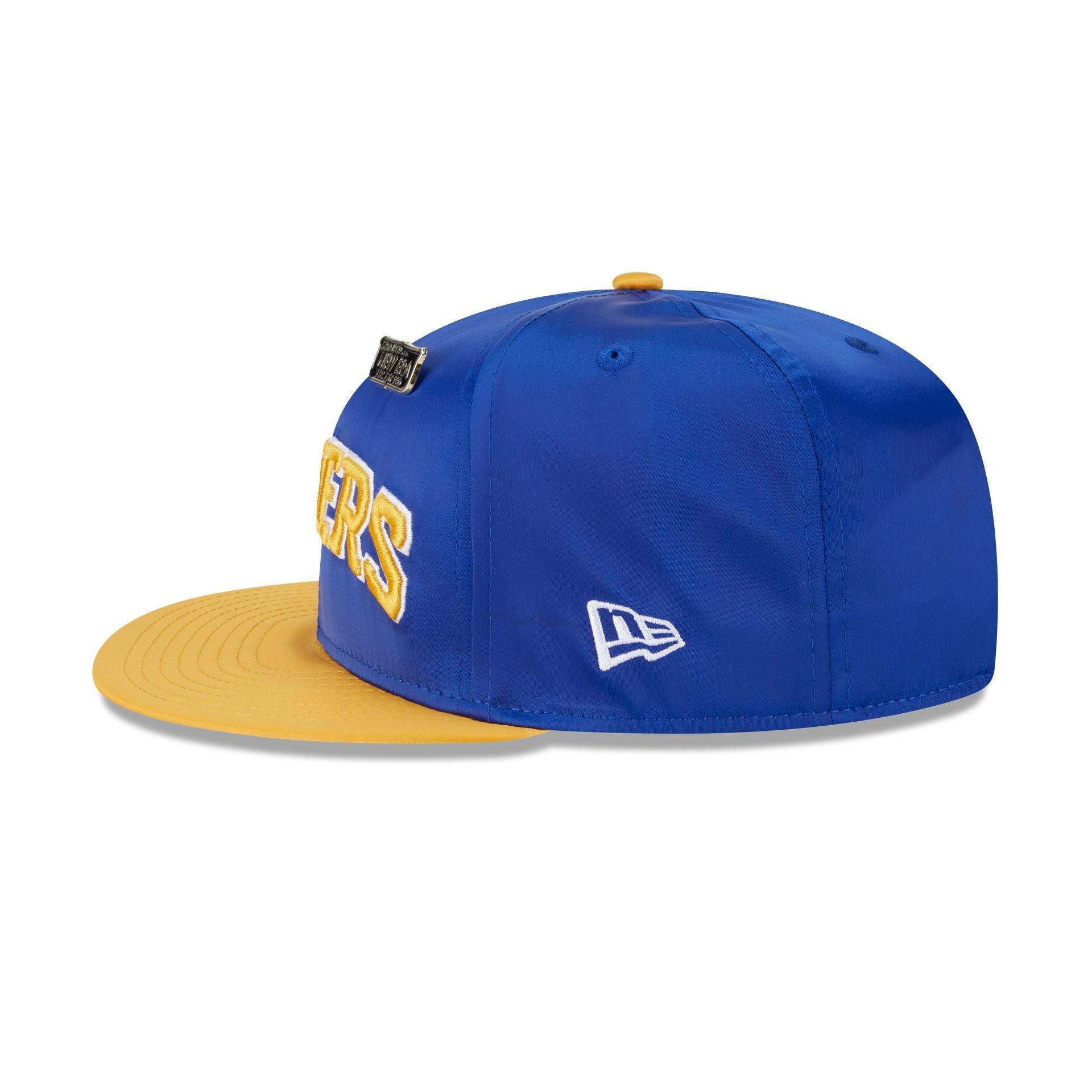 Milwaukee Brewers Satin Pin 9FIFTY Snapback Hat Male Product Image