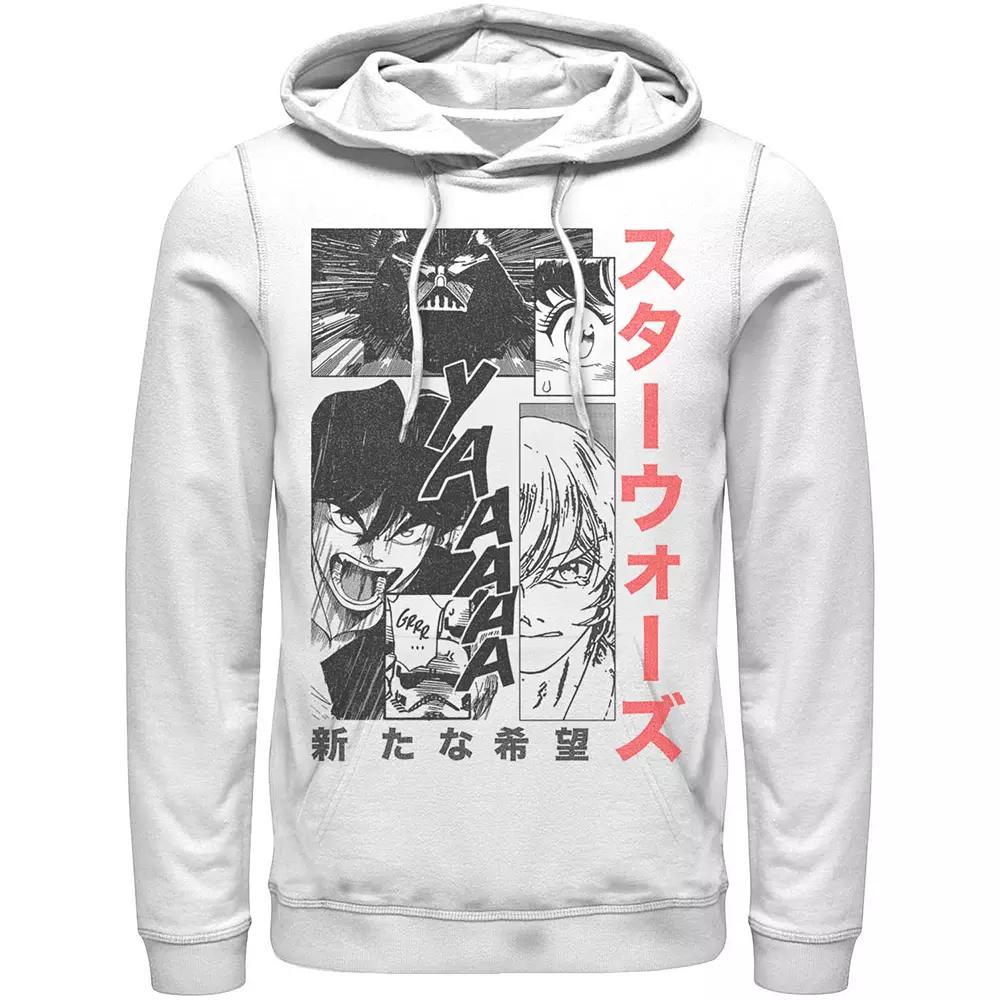 Men's Star Wars Manga Comic Panels Hoodie, Size: 3XL, Royal Product Image