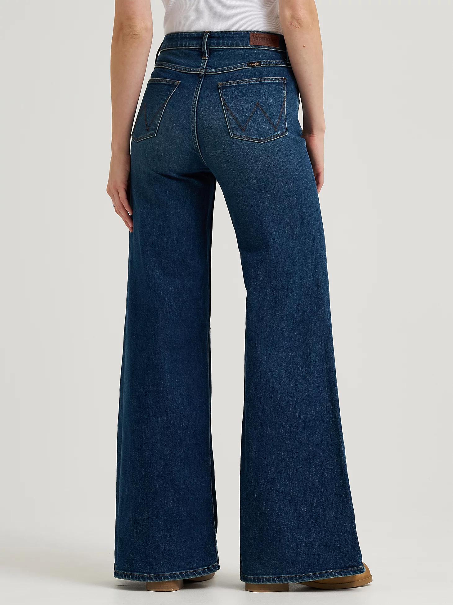 Women's High Rise Wide Leg Jean | Women's JEANS | Wrangler® Product Image