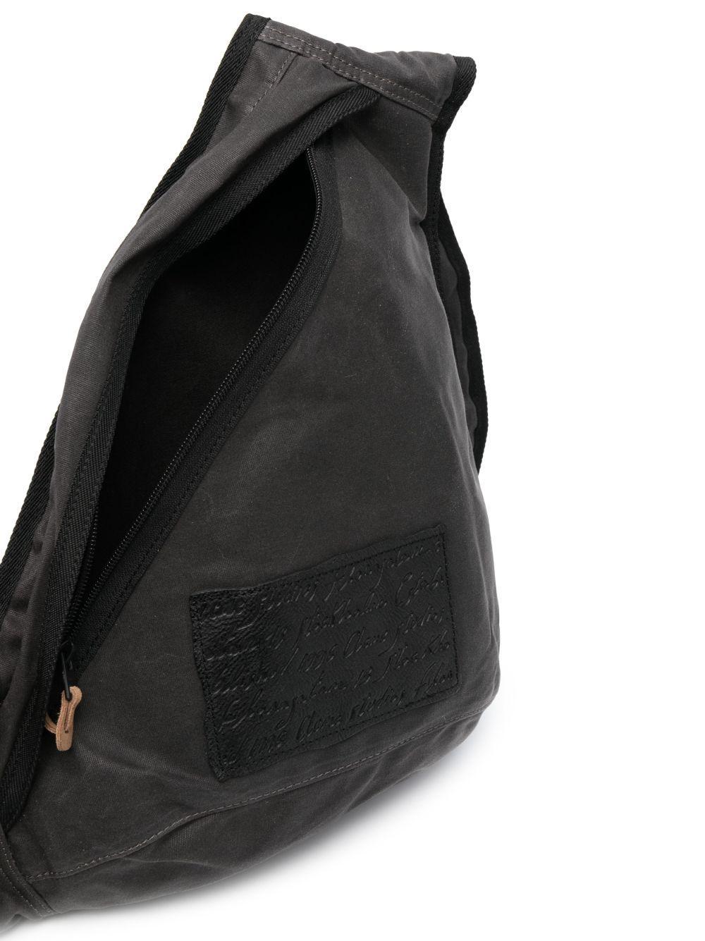 logo-patch cotton sling bag Product Image