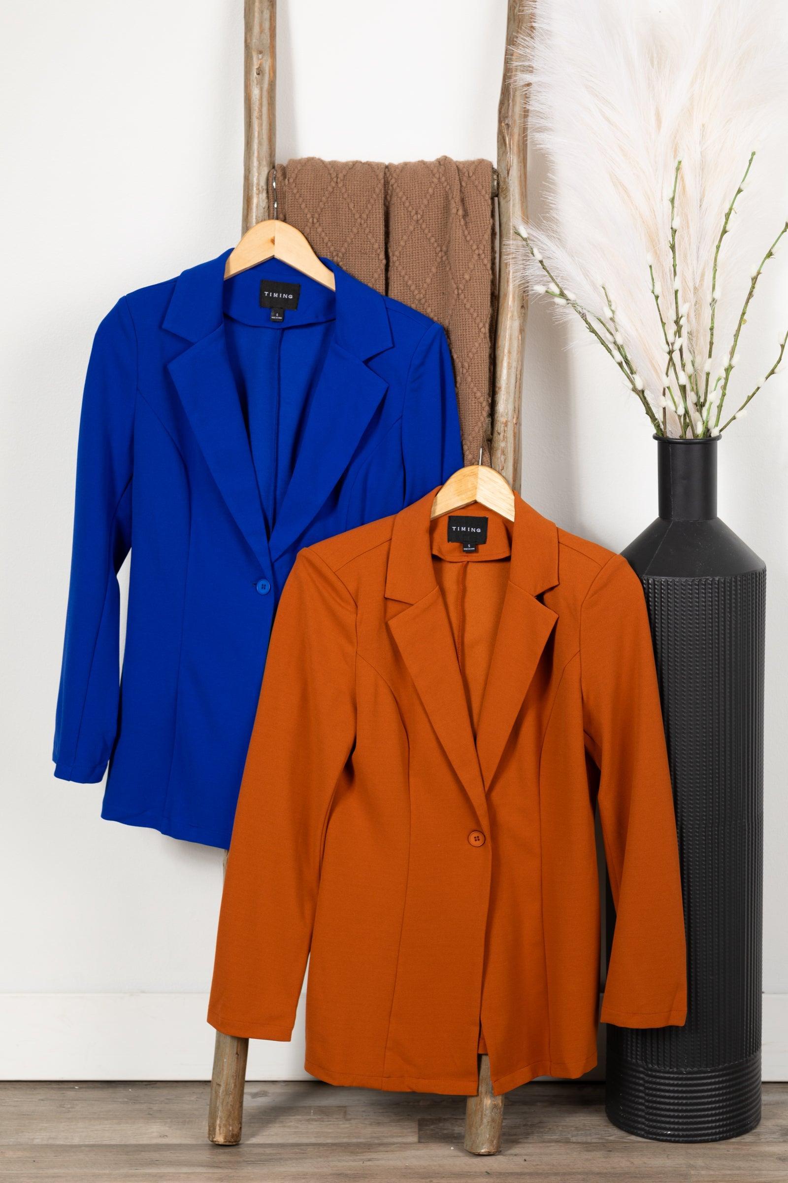 Techno Crepe Blazers Product Image