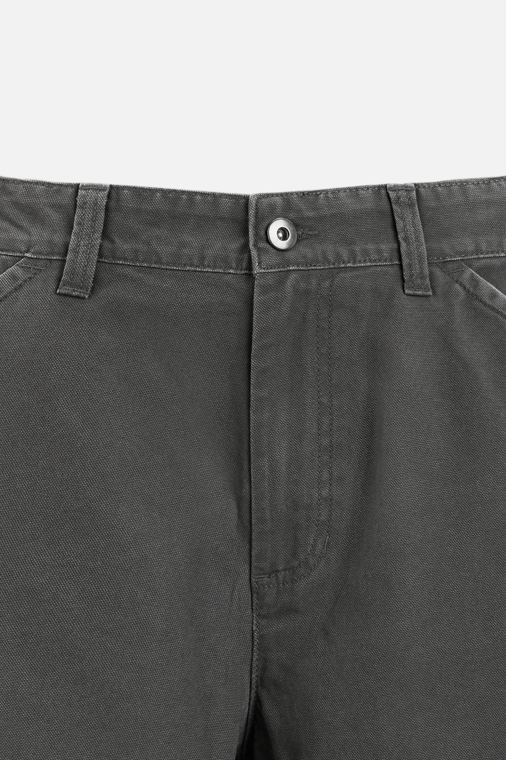 RELAXED FIT WASHED PANTS Product Image