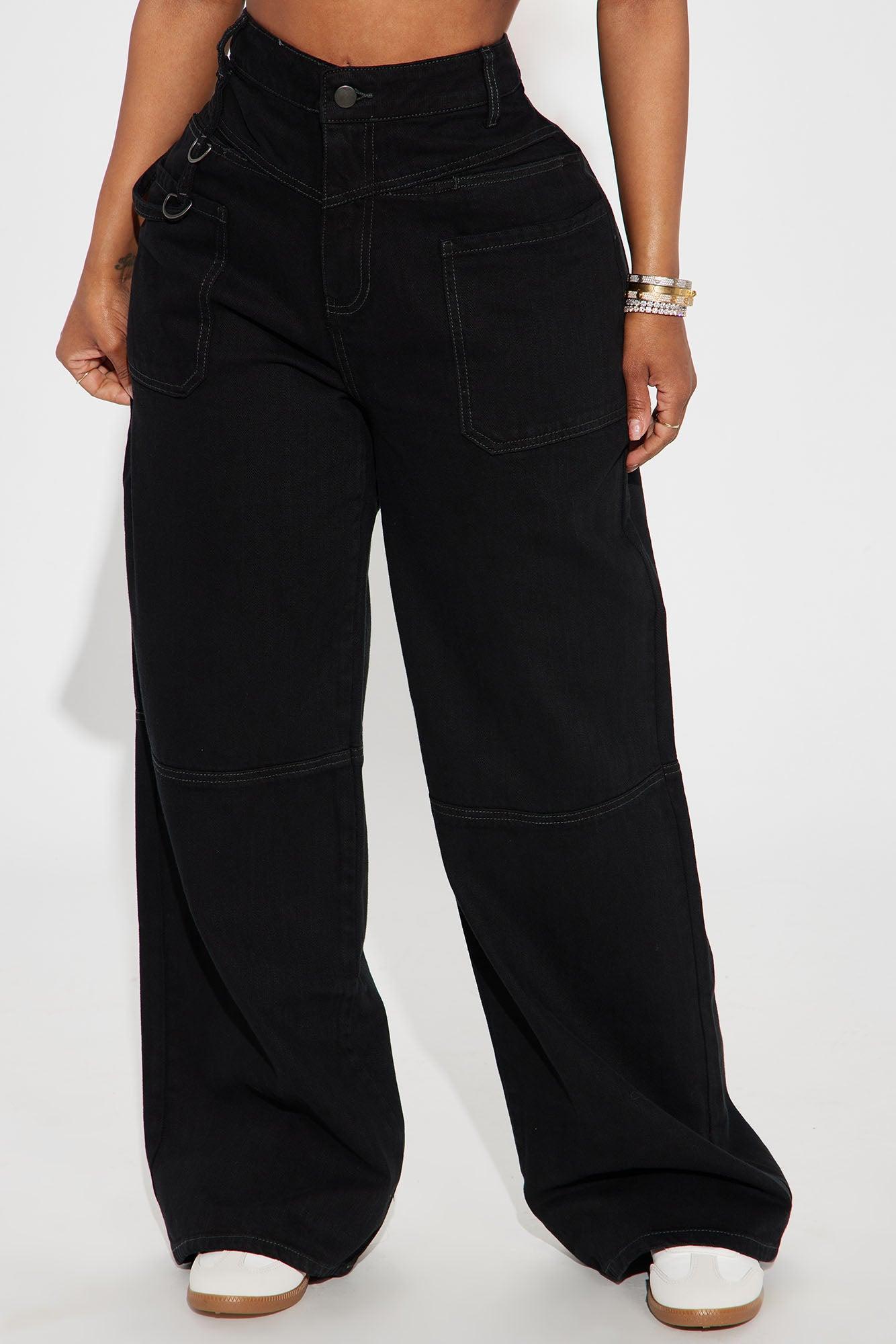 Sweet Talking Wide Leg Pant - Black Product Image