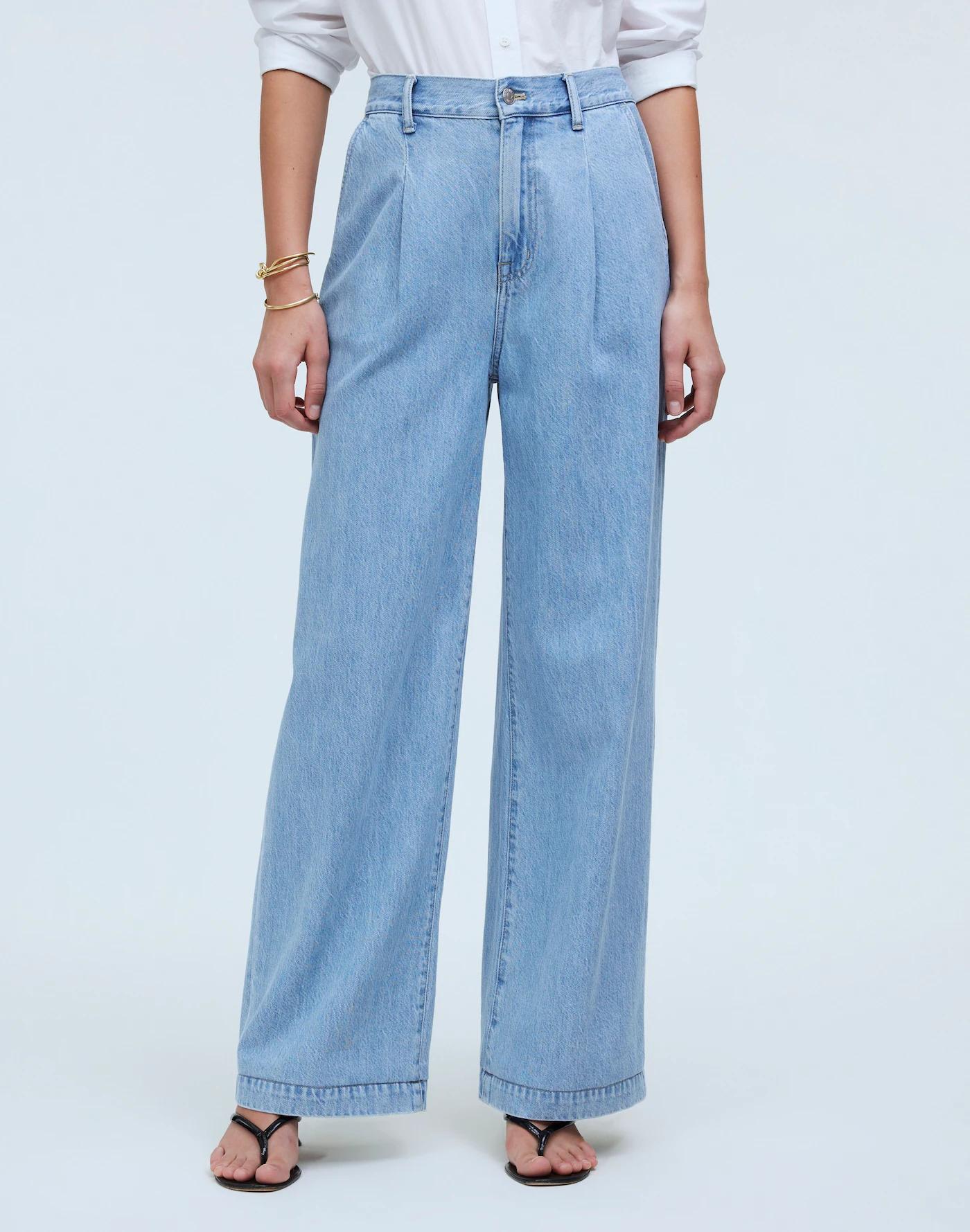 The Harlow Wide-Leg Jean: Airy Denim Edition Product Image