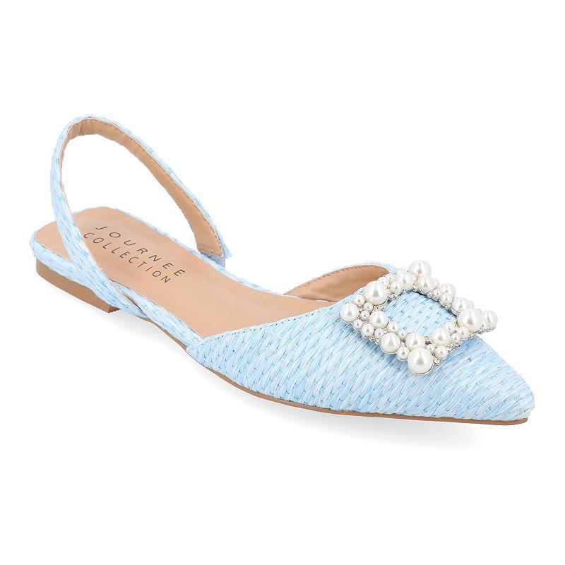 Journee Collection Womens Hannae Wideflat Product Image