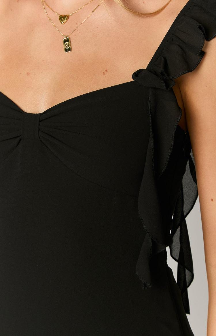 Joyce Black Mini Dress Product Image