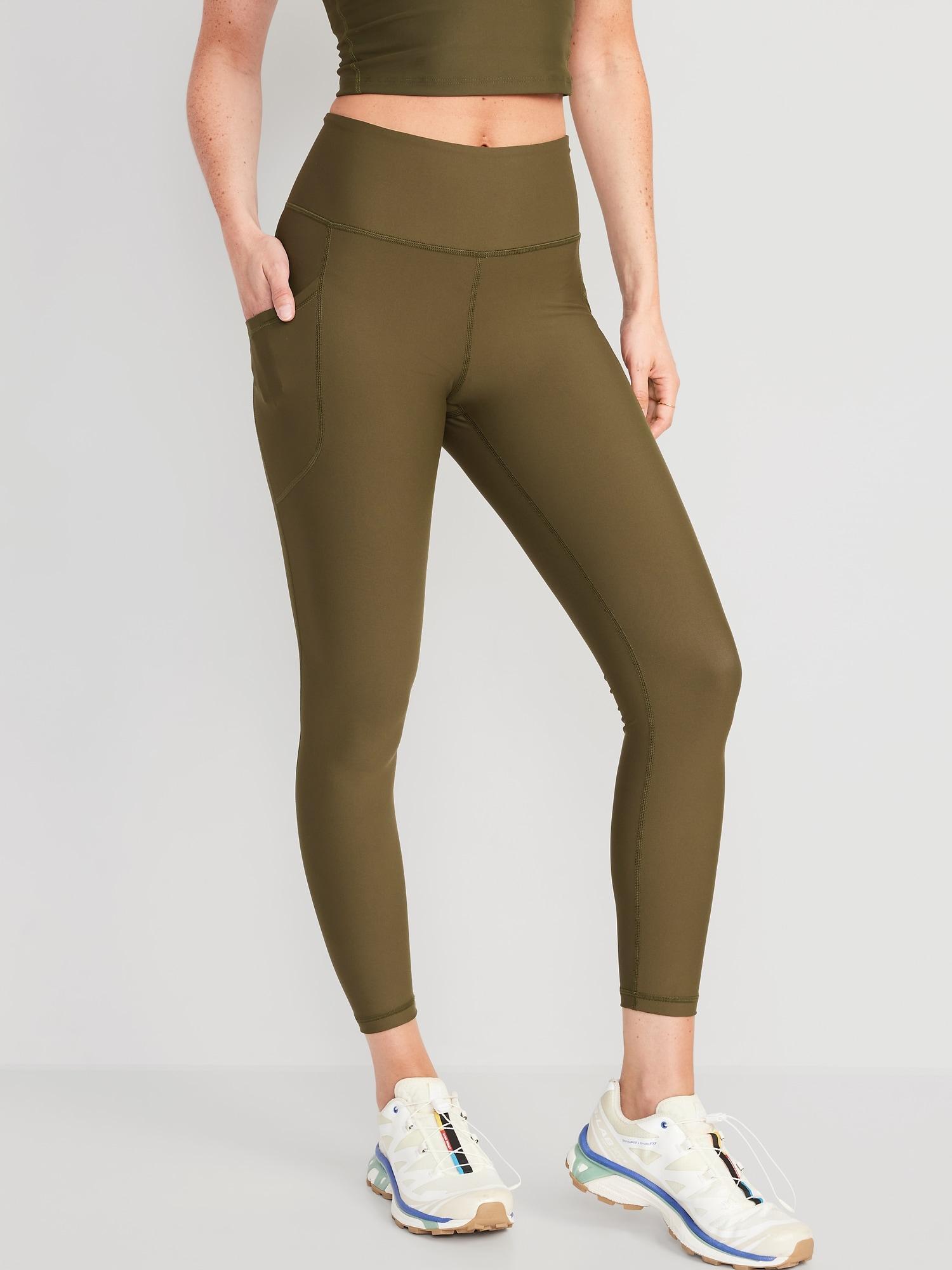 High-Waisted PowerSoft 7/8 Pocket Leggings Product Image