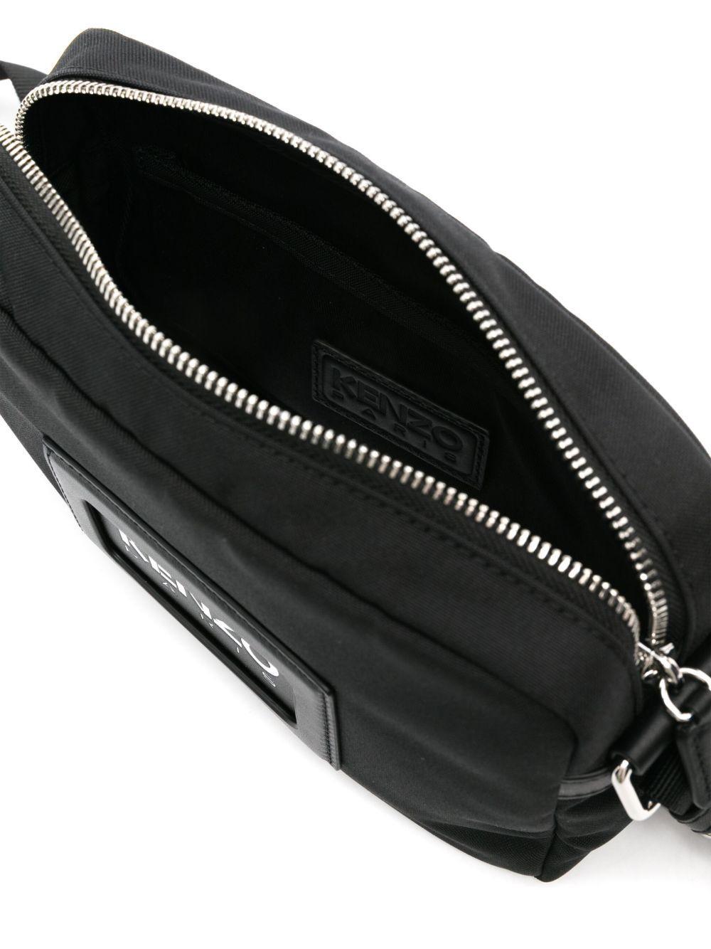 logo-embossed messenger bag Product Image