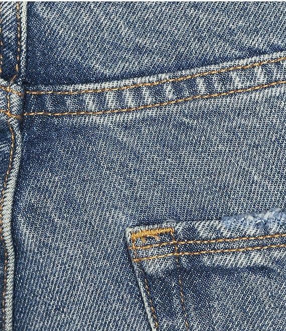 Good American Good Classic Mid-Rise Slim Straight Jeans Product Image