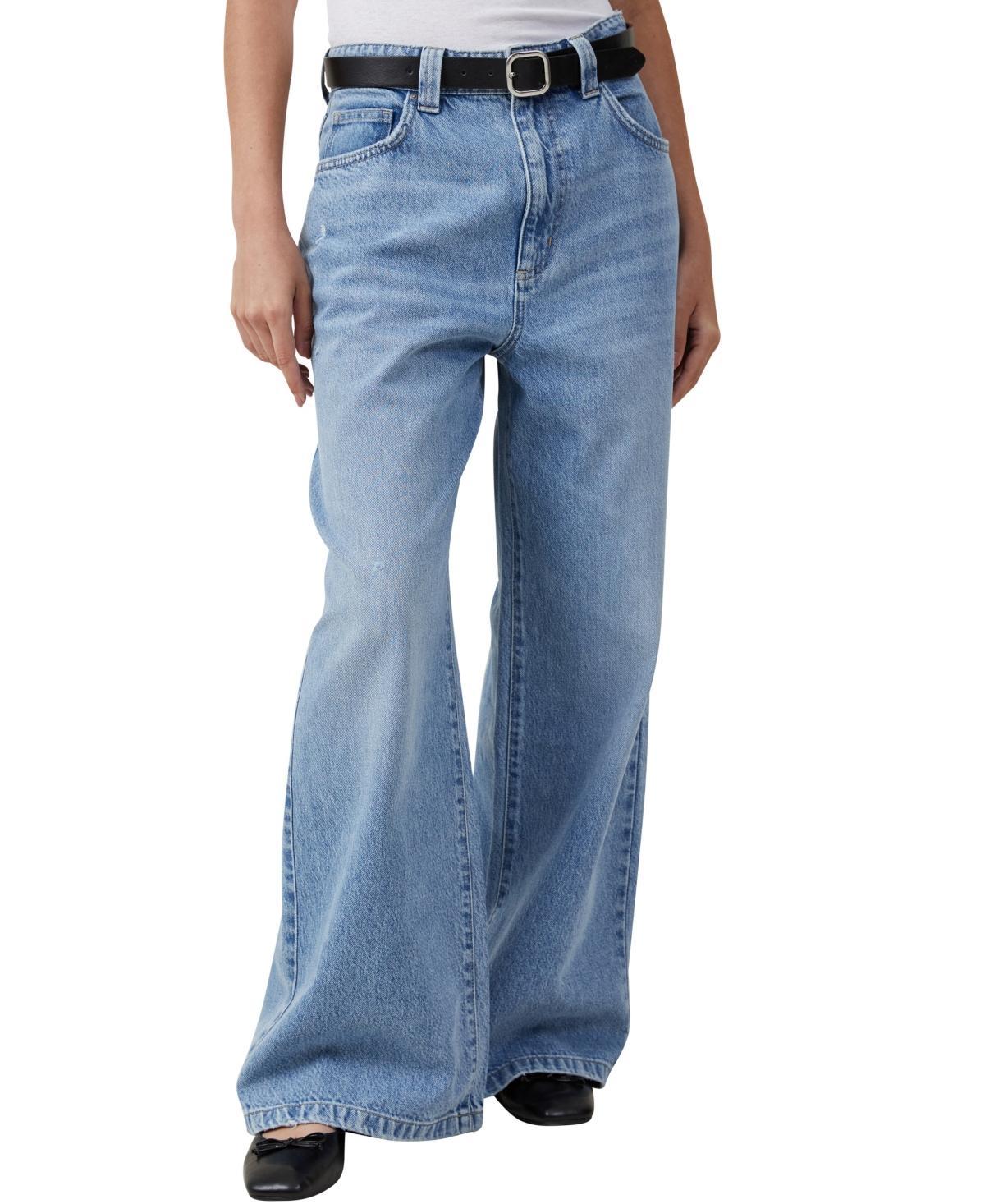 Cotton On Women's Low Super Baggy Jean in Breeze Blue Worn at Nordstrom, Size 4 Product Image