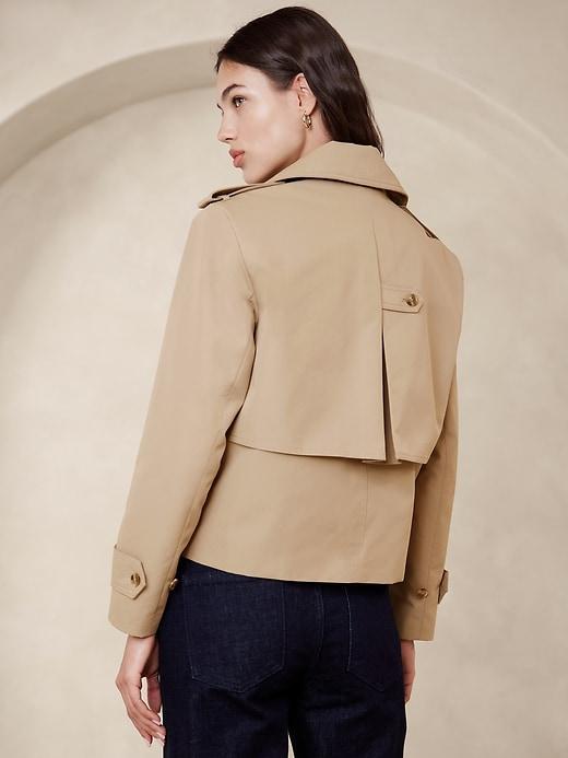 Oversized Short Trench Coat Product Image