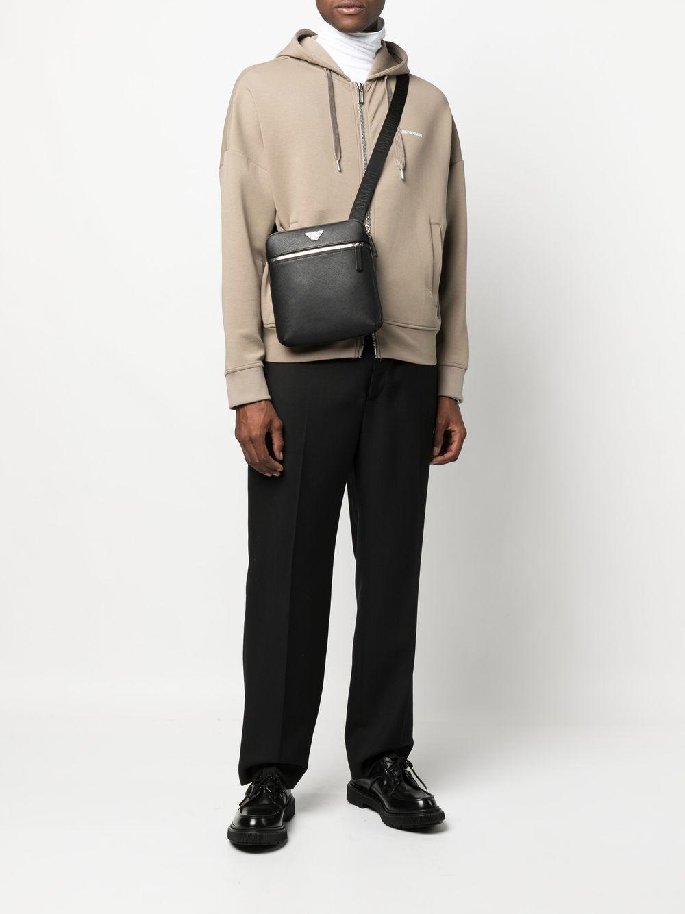 small faux-leather messenger bag Product Image