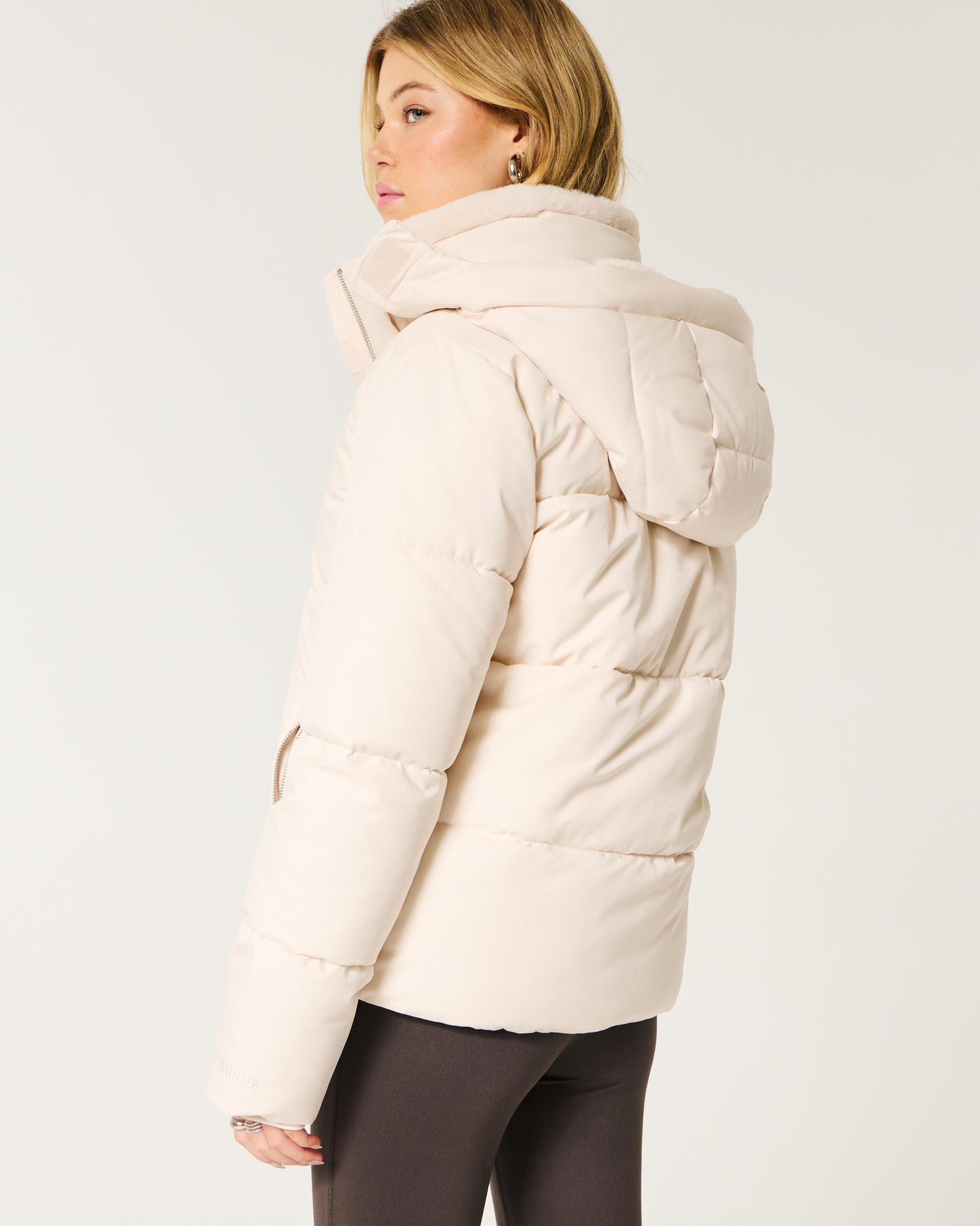 Faux Fur-Lined All-Weather Puffer Jacket Product Image