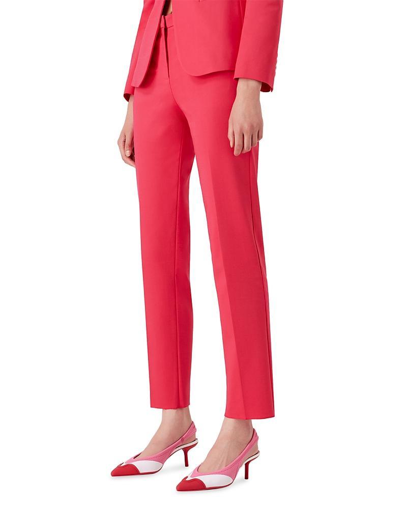 Cropped Stretch Cotton Trousers Product Image