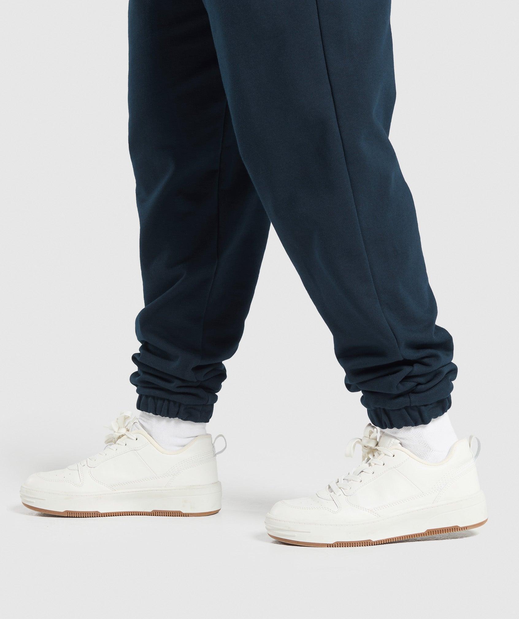 Gymshark Lifting Club Oversized Joggers - Navy Female Product Image