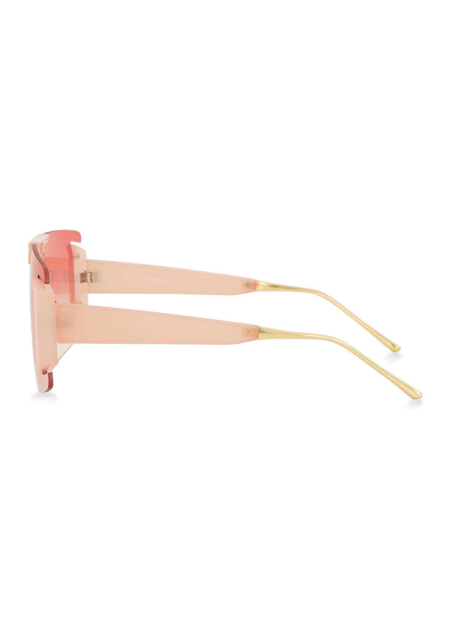 Cut Out Shield Sunglasses Female Product Image