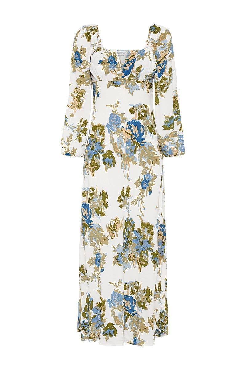 Benedita Midi Dress Escala Floral Ivory - Final Sale Product Image