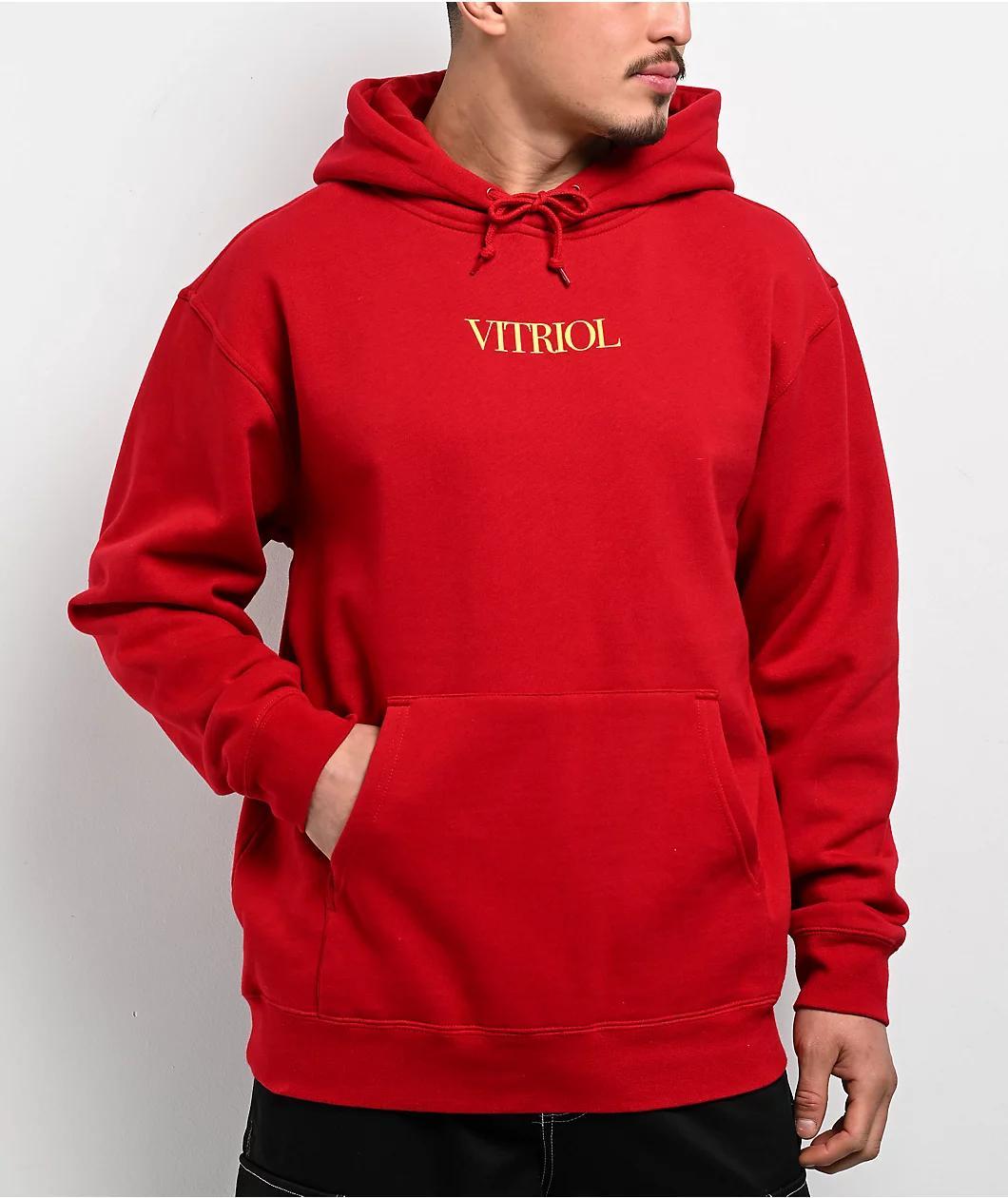 Vitriol Angelish Scarlet Hoodie Product Image