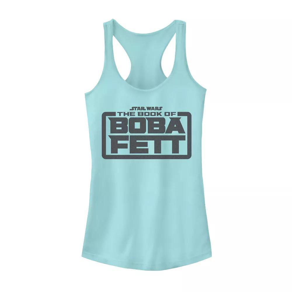 Juniors' Star Wars The Book Of Boba Fett Simple Logo Graphic Tank Top, Girl's, Size: XXL, Cancun Product Image