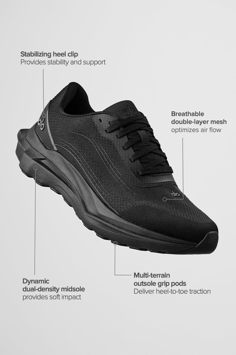 Alo Runner - Black/Black Product Image