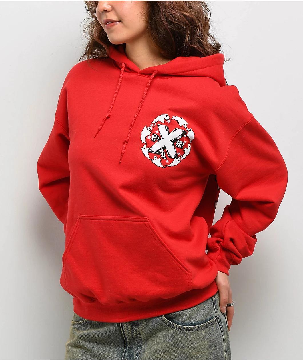 XPLR Apparitions Red Hoodie Product Image