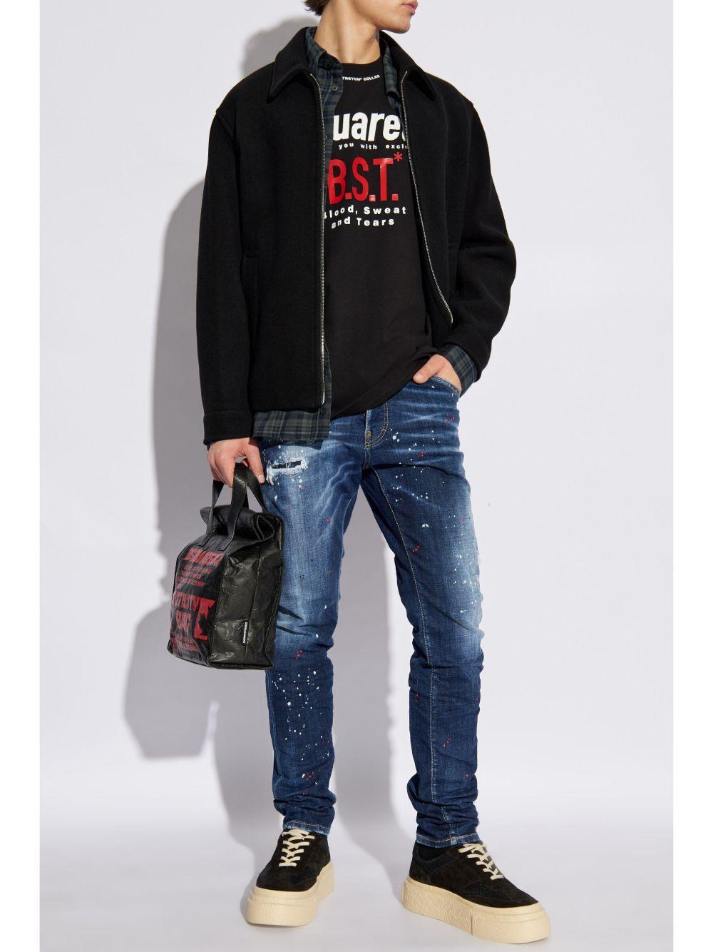 paint-splatter jeans Product Image