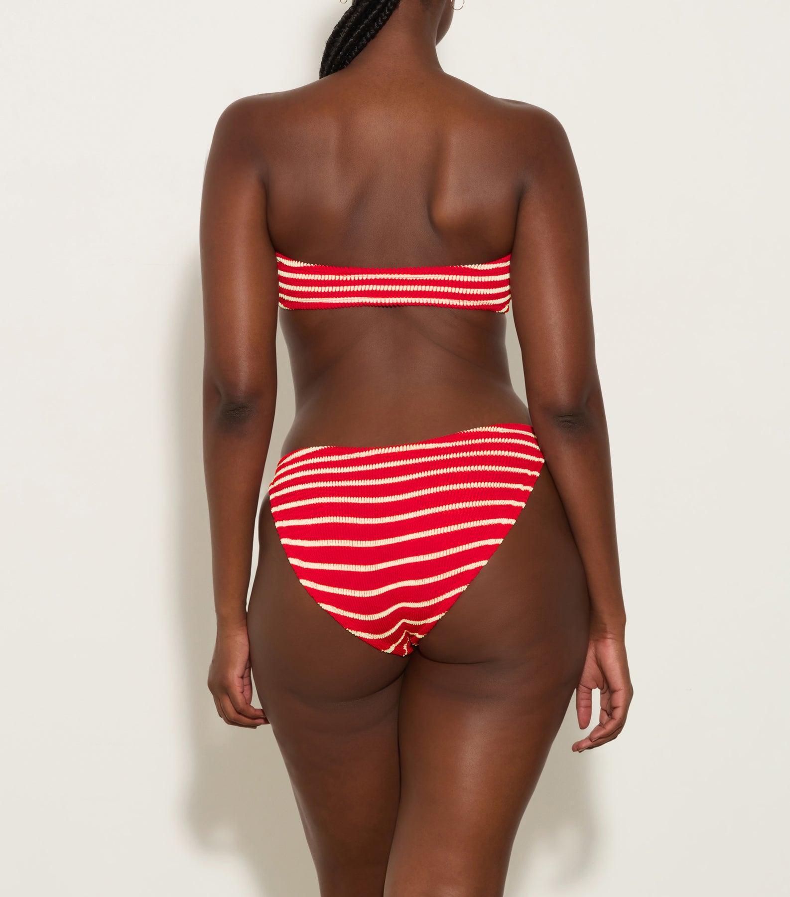 Jean Bikini - Red/White Stripe Product Image