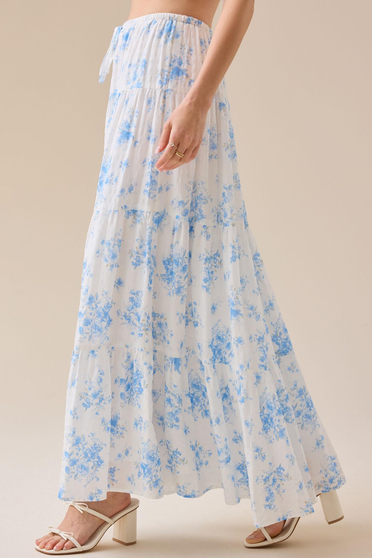 Foster Floral Maxi Skirt Product Image