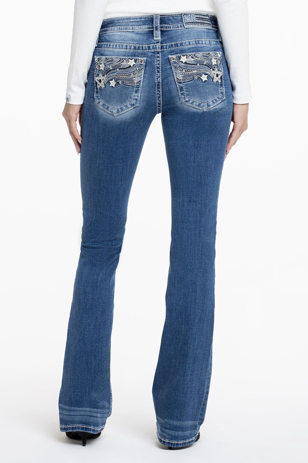 Estrella Bootcut Jeans Product Image