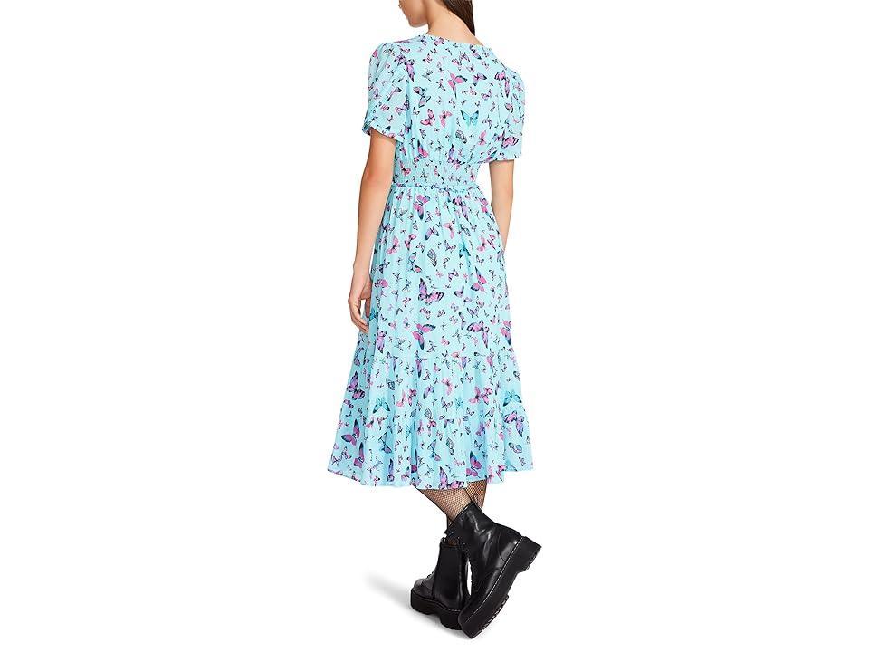 Betsey Johnson Butterfly Dance Cotton Voile Midi Dress (Beachy ) Women's Dress Product Image