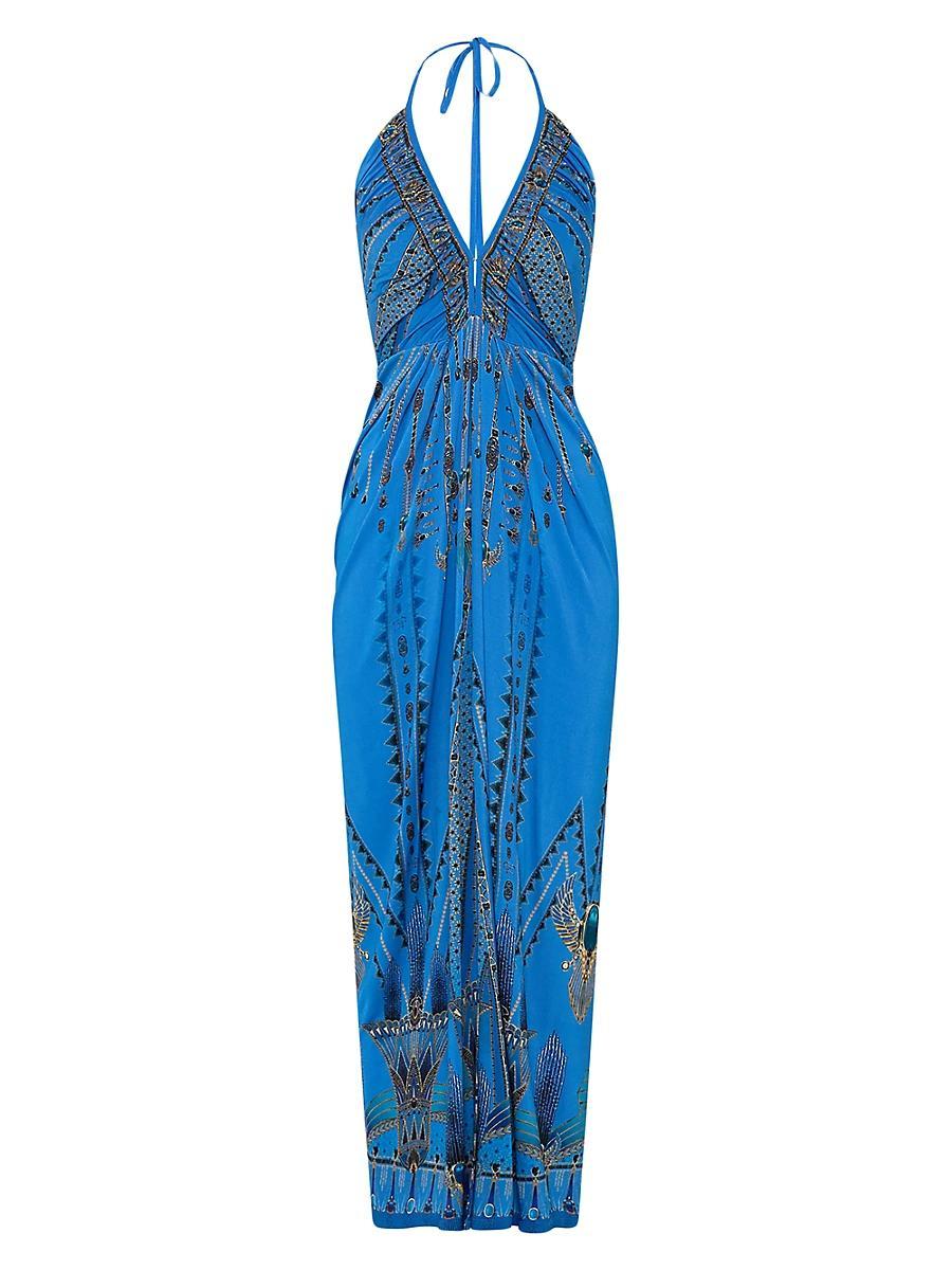 Womens Archival Gathered Jersey Dress Product Image
