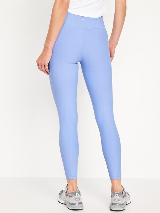High-Waisted PowerSoft Rib Leggings Product Image
