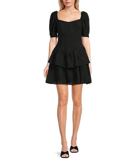 GB Eyelet Mini Dress Product Image