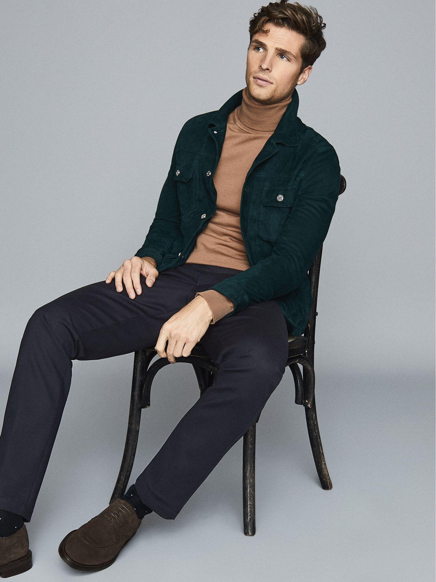 Regular Fit Chinos in Navy Product Image