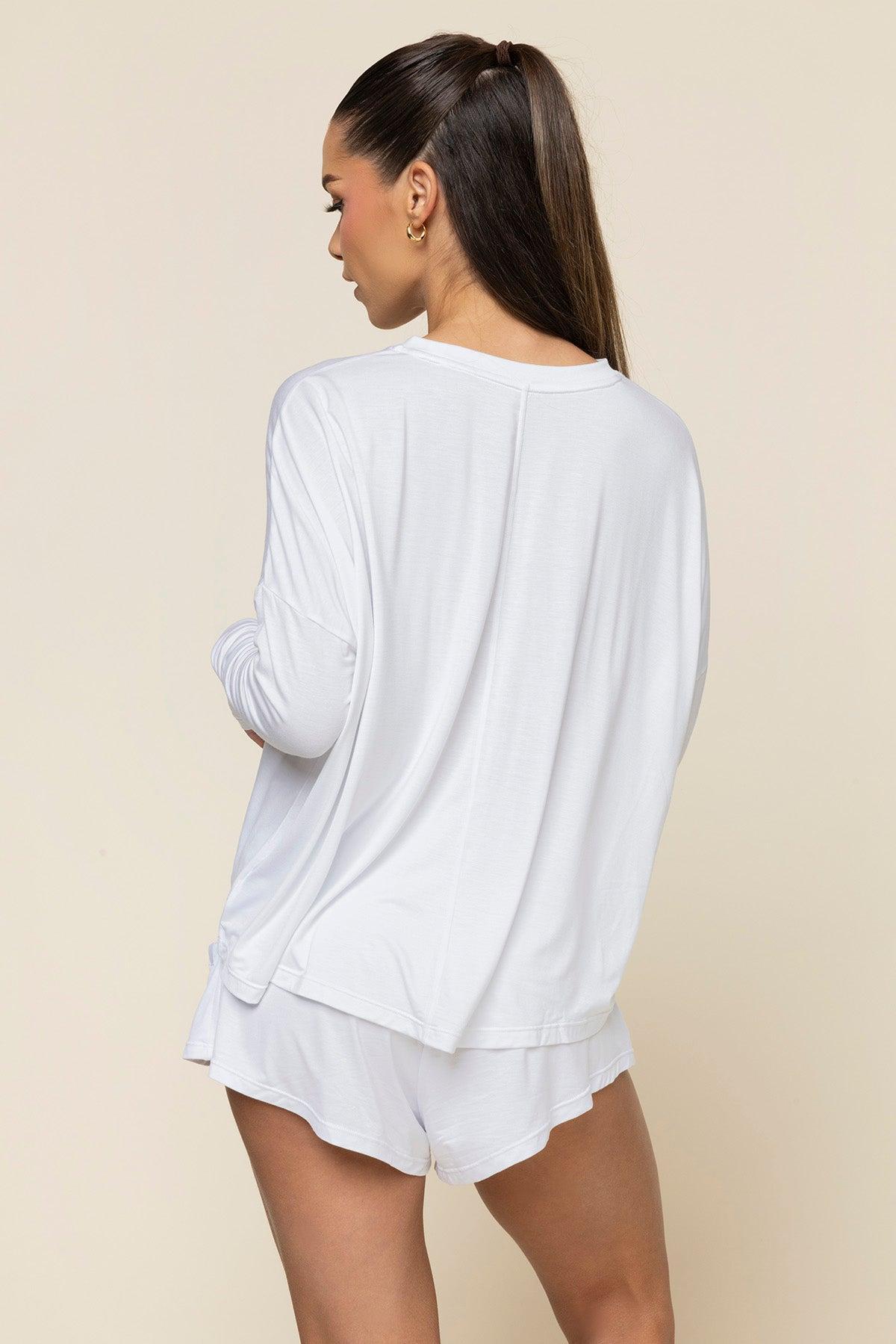 Perfect Lounge Shorts - White Product Image